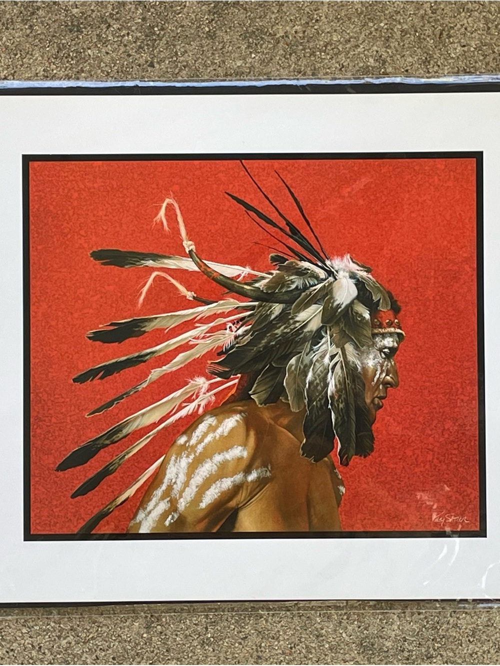 Western Native American Indian Art Print - Kirby Sattler - 11”x9” Wall Art
